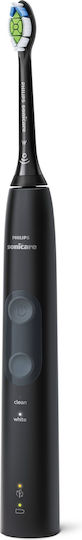 Philips Sonicare ProtectiveClean 4500 Elektrische Zahnbürste mit Timer und Drucksensor Schwarz