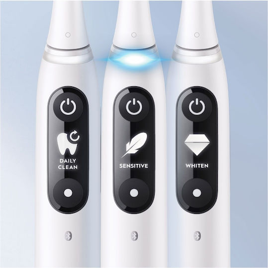 Oral-B iO Series 6 Electric Toothbrush with Pressure Sensor and Travel Case White