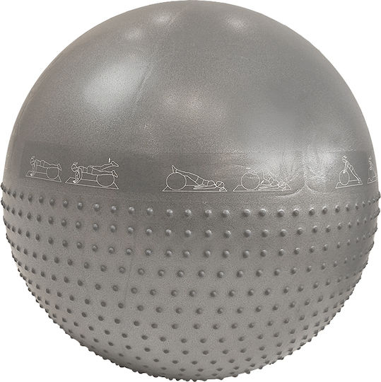 Liga Sport 128950245 Ball Pilates 65cm in Gray Farbe