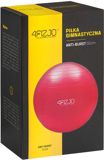 4FIZJO 4Fit Μπάλα Pilates 55cm σε Κόκκινο Χρώμα