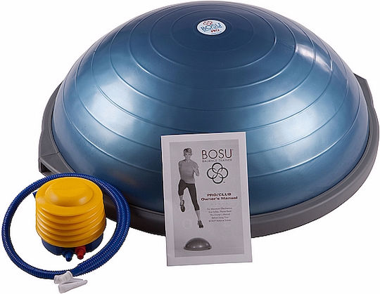 Bosu Pro Balance Trainer Balance Ball Black x65x25.4cm with Diameter 65cm