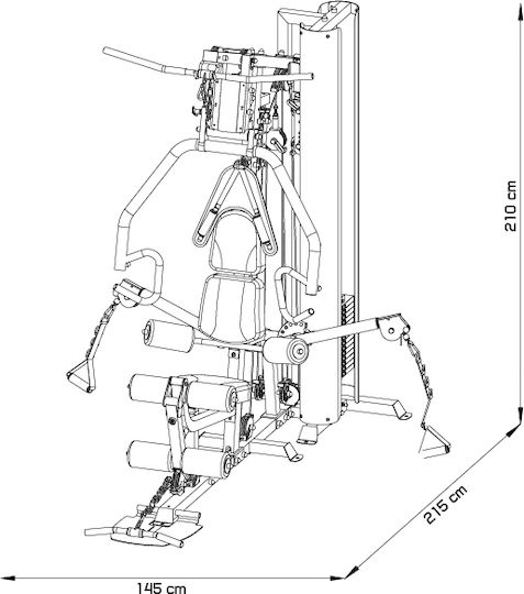 Pegasus HG6 Multi-Gym with Weights