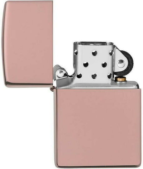 Zippo Classic Windproof Lighter Flame High Polish Rose Gold
