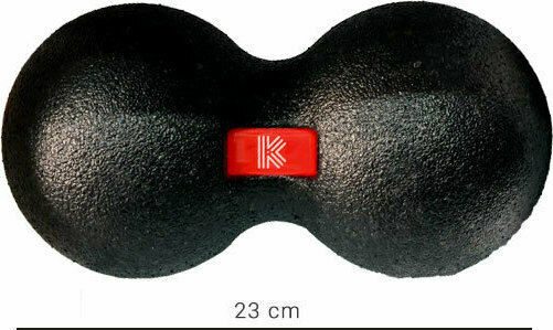 Μπάλα Μασάζ Διπλή Μαύρη 23cm