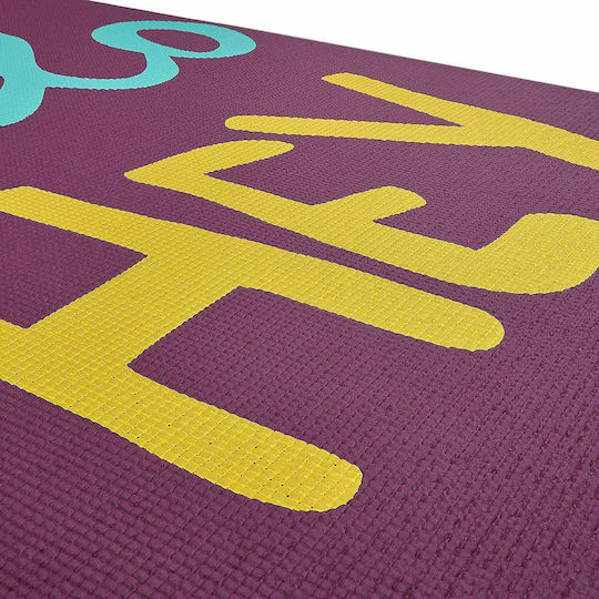 Reebok Στρώμα Γυμναστικής Yoga Μωβ (173x61x0.4cm)