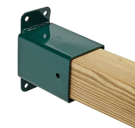 Showood Connection Angle for Pergola made of Metal 9x9cm 1pcs Square for Doko