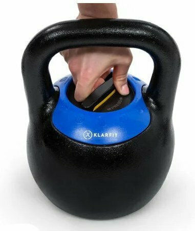 inSPORTline Kettlebell από Μαντέμι Ρυθμιζόμενο 24kg Μαύρο