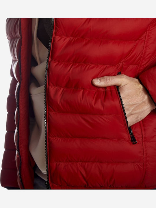 Geci Barbati Puffer Burgundy
