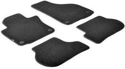 Lampa Set of Front and Rear Mats 4pcs for Skoda Octavia Volkswagen Scirocco 2013+ Black