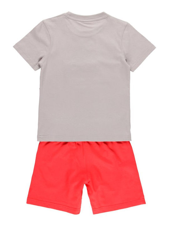 Boboli Set Top & Bottom Kids Summer Cotton Pyjamas Gray