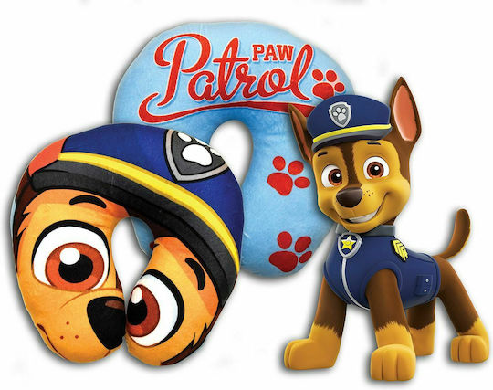 Nickelodeon Бебешка възглавница за пътуване Син Paw Patrol Chase