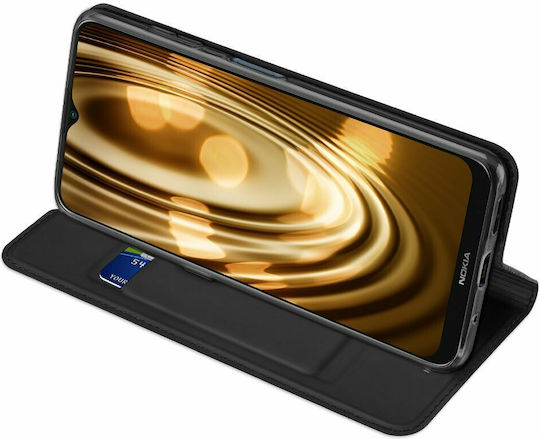 Dux Ducis Skin Pro Buchen Sie Synthetisches Leder Schwarz (Nokia G20)