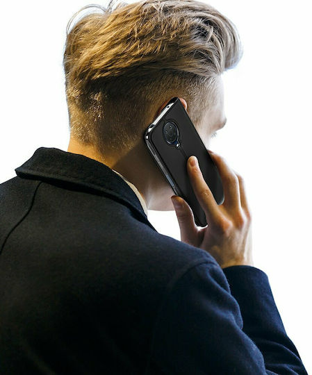 Dux Ducis Skin Pro Buchen Sie Synthetisches Leder Schwarz (Nokia G20)