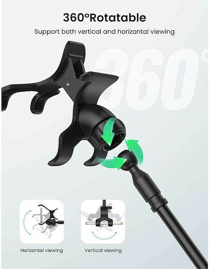 Ugreen Gooseneck LP113 Mobile Phone Stand with Extension Arm in Black Colour