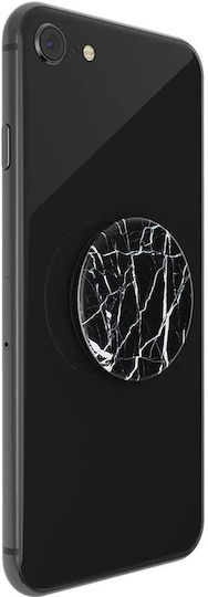 PopSockets PopGrip Κινητού Marble Black