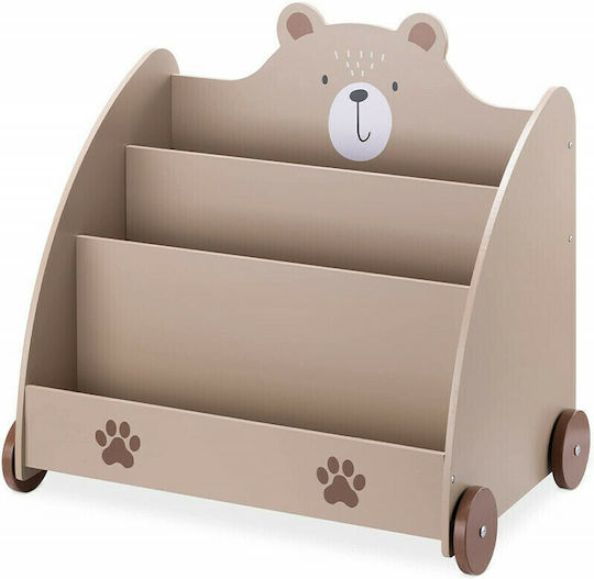 Navaris Children's Storage Box made of Wood Design Bear Brown 60x58x40cm 1pcs
