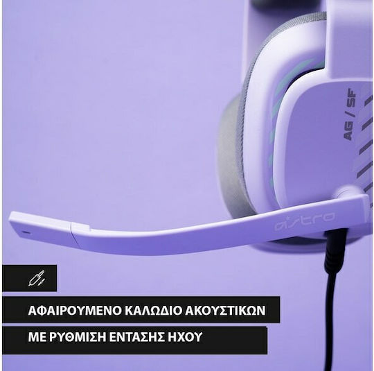 Astro A10 Gen. 2 Over Ear Gaming Headset with Connection 3.5mm Purple