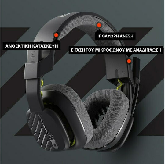 Astro A10 Gen. 2 Over Ear Gaming Headset with Connection 3.5mm