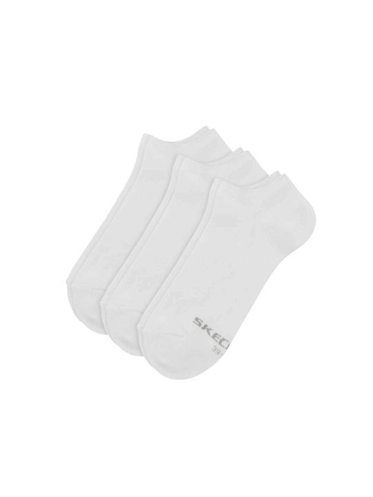 Skechers Men's Solid Color Socks White 3Pack