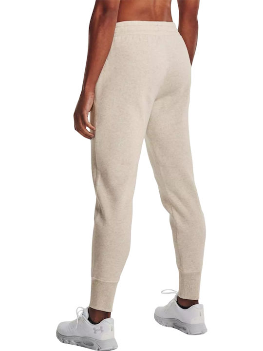 Rival Sweatpants Jogger Fleece Ecru