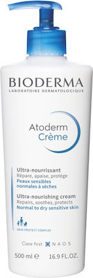 Bioderma Atoderm Creme Ultra-Nourishing Cream Normal To Dry Feuchtigkeitsspendende Creme Körper für empfindliche Haut 500ml