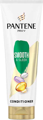 Pantene Smooth & Silk Conditioner Ενυδάτωσης για Όλους τους Τύπους Μαλλιών 220ml