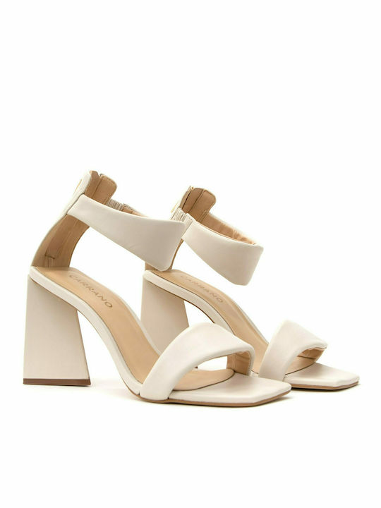 Carrano Leather Women's Sandals -CAB01 Beige