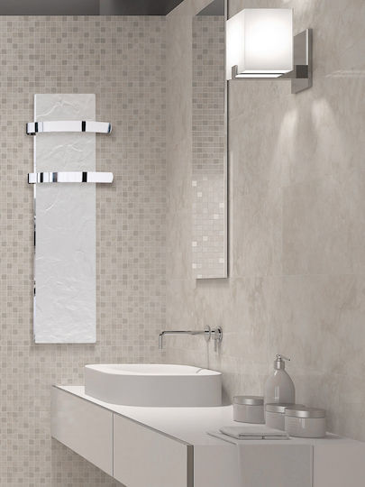 Climastar Slim Towel Radiator 500 Ηλεκτρική Πετσετοκρεμάστρα 500W 100x25cm Λευκή