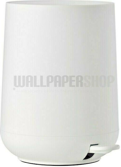 Zone Denmark Nova Pedal Plastic Bathroom Basket Soft Close 3lt White