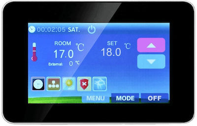 ME80 NAL Smart Digital Thermostat with Touch Screen και Wi-Fi