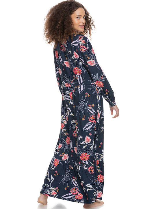 Roxy Glowing Energy Maxi Shirt Dress Dress Mood Indigo