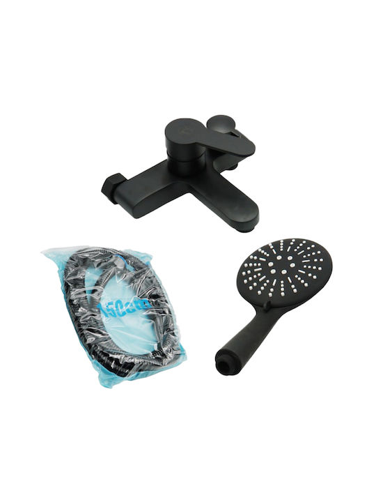 SKY21M-11 Mixing Bathtub Shower Faucet Complete Set Black