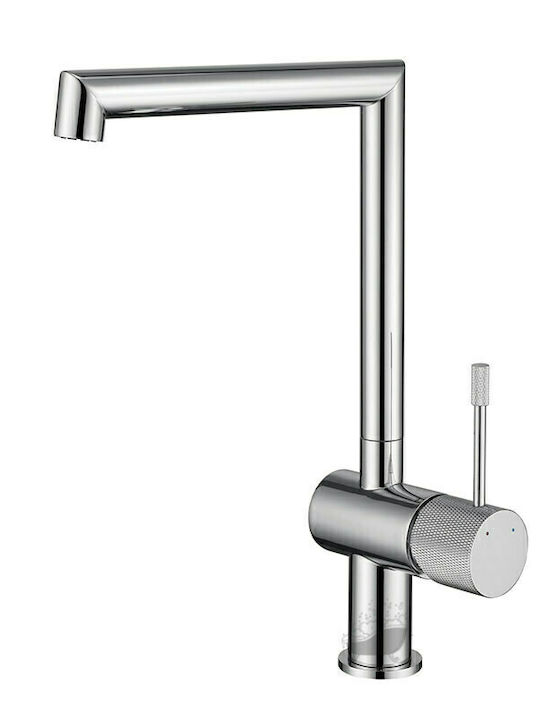 Orabella Siena Tall Kitchen Faucet Counter Silver