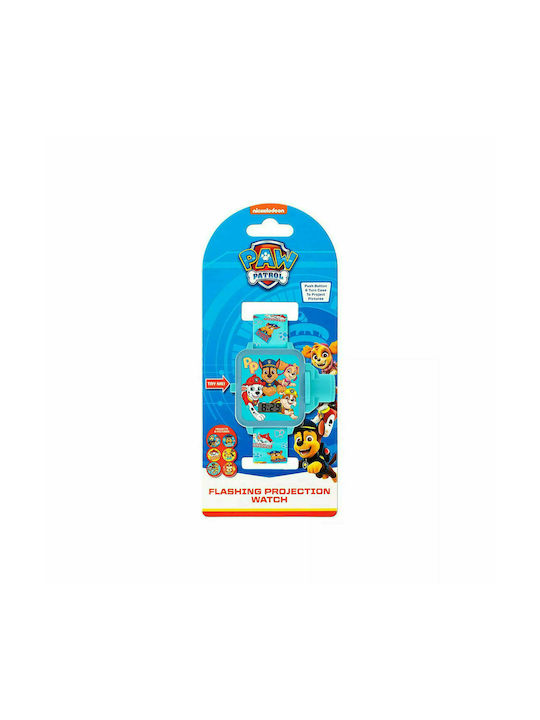 Disney Παιδικό Ψηφιακό Ρολόι Paw Patrol Τιρκουάζ