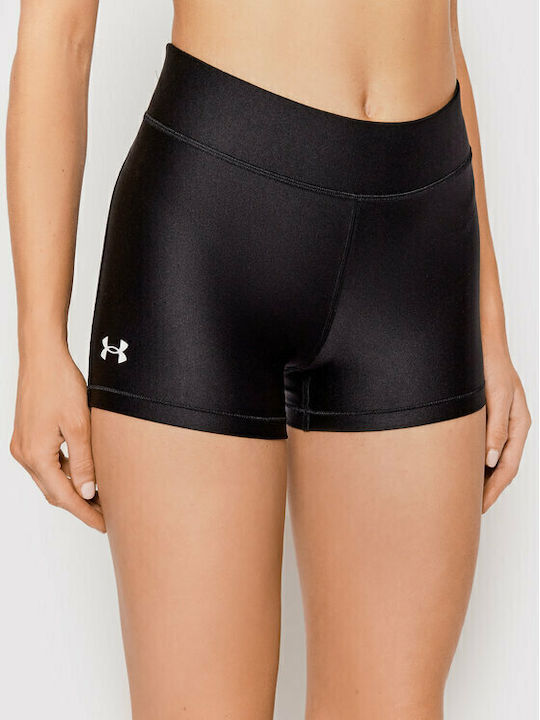 Heat Gear Training Women's Leggings-Shorts Firming Shiny Black