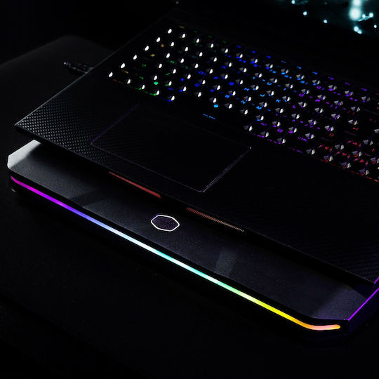 CoolerMaster NotePal X150 Spectrum Cooling Pad για Laptop έως 17" με 1 Ανεμιστήρα και Φωτισμό