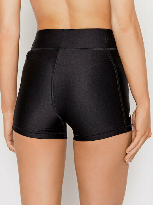 Heat Gear Training Women's Leggings-Shorts Firming Shiny Black