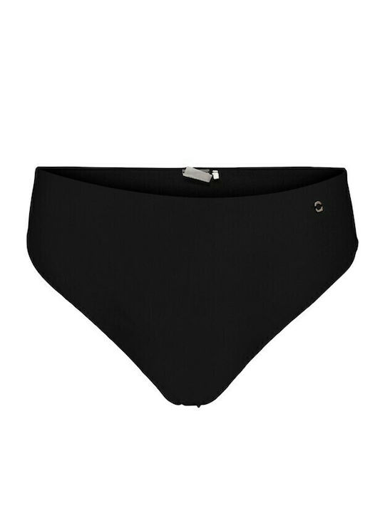 Bikini Slip Ψηλόμεσο Μαύρο