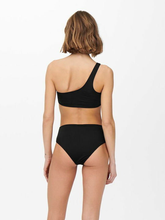 Bikini Slip Ψηλόμεσο Μαύρο