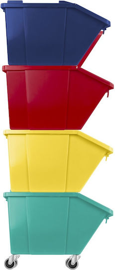 TTS Cleaning Plastic Waste Bin 45lt Gray