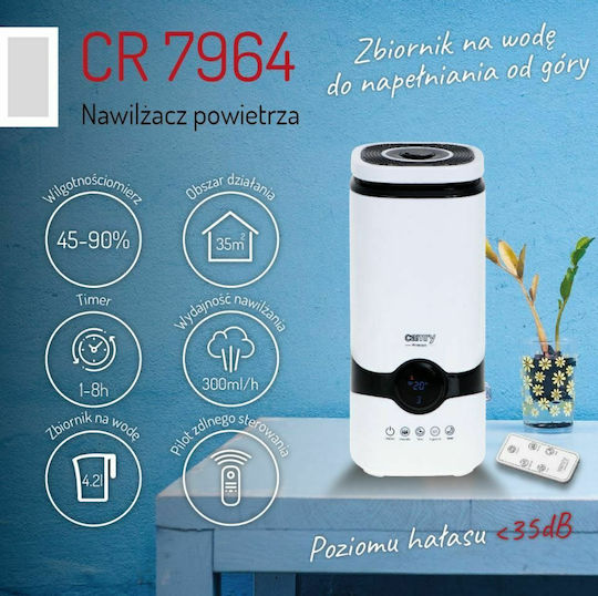 Camry CR 7964 CR7964 Luftreiniger / Luftbefeuchter 25W für Räume 35m²