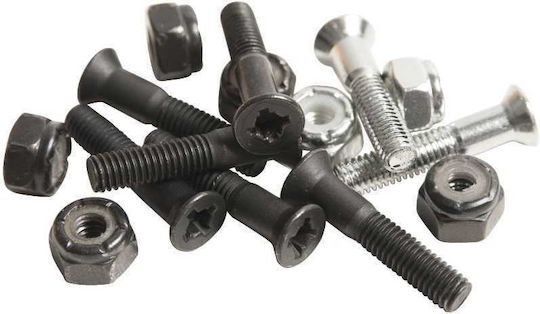 Enjoi Drama Free Bolts Screws & Nuts Skateboard Bag with 8 pieces 7/8''