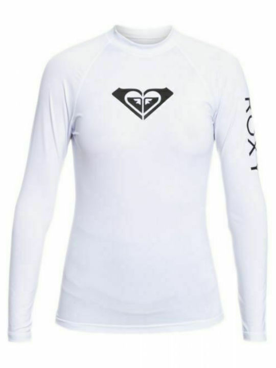 Roxy Whole Hearted Women's Long Sleeve Sun Protection Shirt White