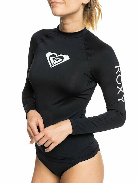 Roxy Whole Hearted Women's Long Sleeve Sun Protection Shirt Black