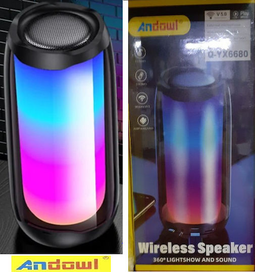 Andowl Bluetooth Speaker Multicolour