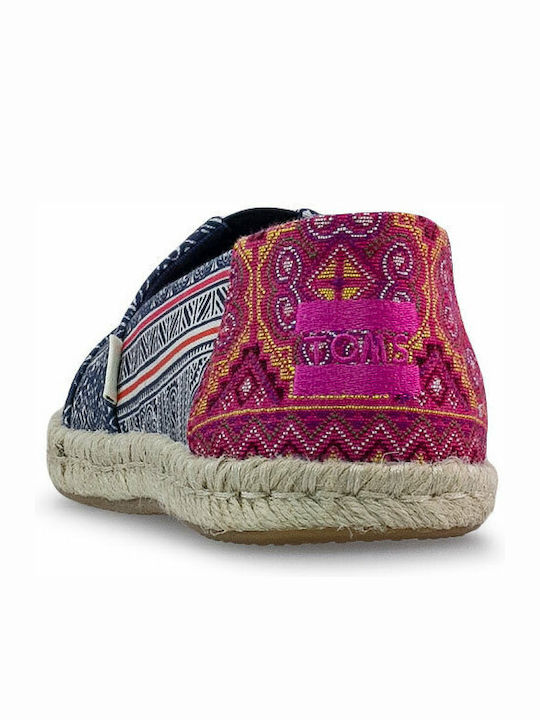 Rope Women's Fabric Espadrilles Indigo Floral