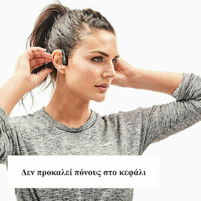 Shokz Xtrainerz Wired On Ear Sports Headphones with 8 Operating Hours Black