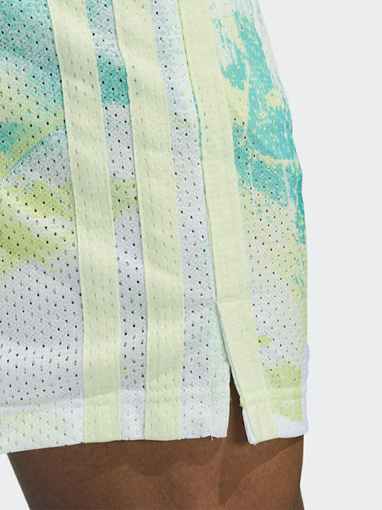 Q2 Aop Short White Men's Athletic Shorts Multicolour