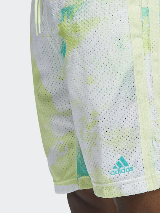 Q2 Aop Short White Men's Athletic Shorts Multicolour