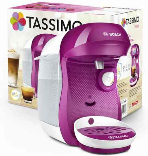 Bosch Happy Καφετιέρα για Κάψουλες Tassimo Πίεσης 3.3bar Wild Purple